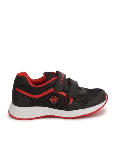 Buy Bubblegummers Kids Black Red Velcro Shoes for Boys at Best