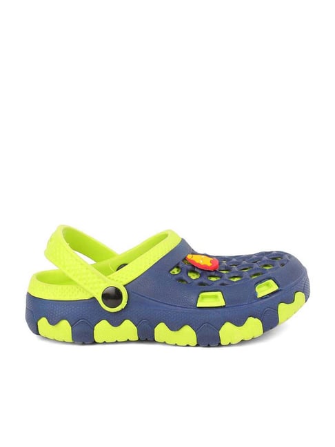 Buy Disney Kids Blue Green Back Strap Clogs for Boys at Best