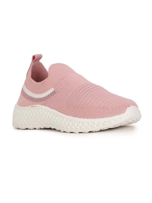 Puma Kids Rose Dust Pink & White Running Shoes