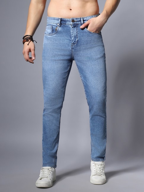 Buy Hackett London Light Blue Denim Jeans Online - 496134 | The Collective