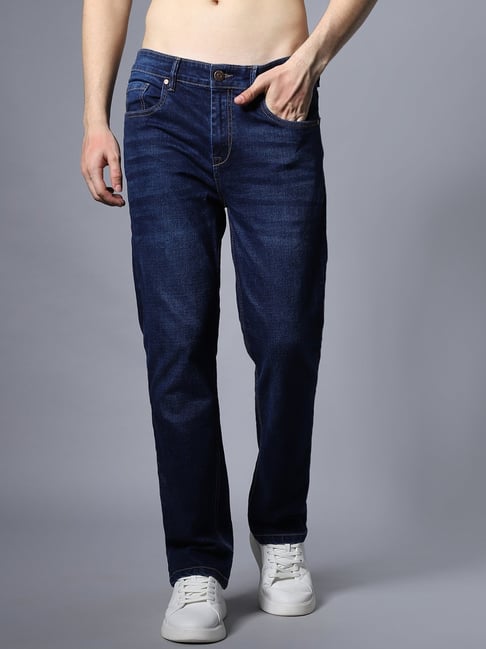 High Star Dark Blue Regular Fit Jeans-picture-27