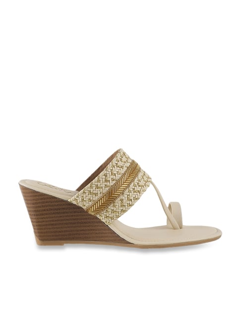 Buy Bata Chandra Women Beige Sandals online