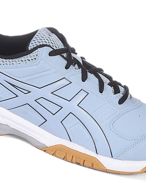 Asics Men's GEL-Courtmov Light Blue Indoor Court Shoes