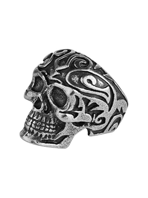 Police Silver-Plated Black Ring for Men-picture-21