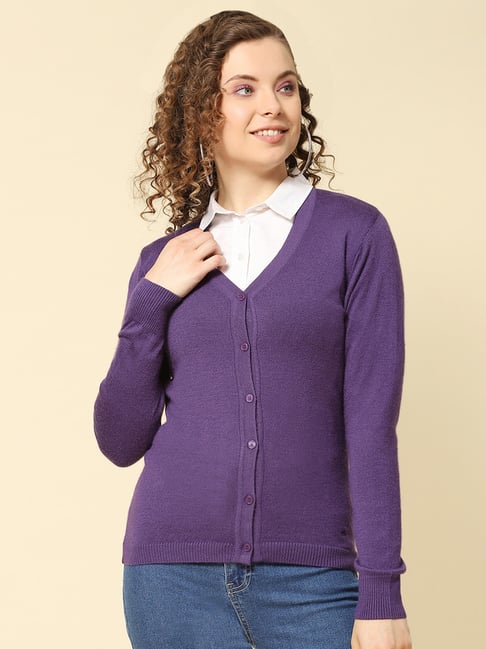 Monte Carlo Purple Cardigan - Main Image