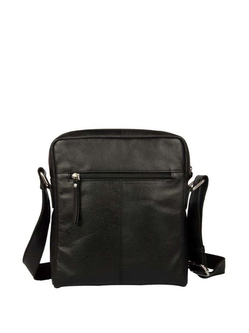 Buy BULCHEE Black Leather Medium Messenger Bag Online At Best Price Tata CLiQ