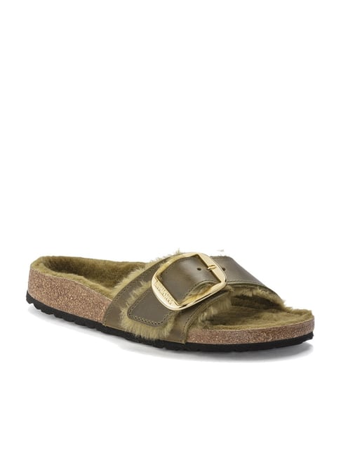 Birkenstock madrid best sale olive green