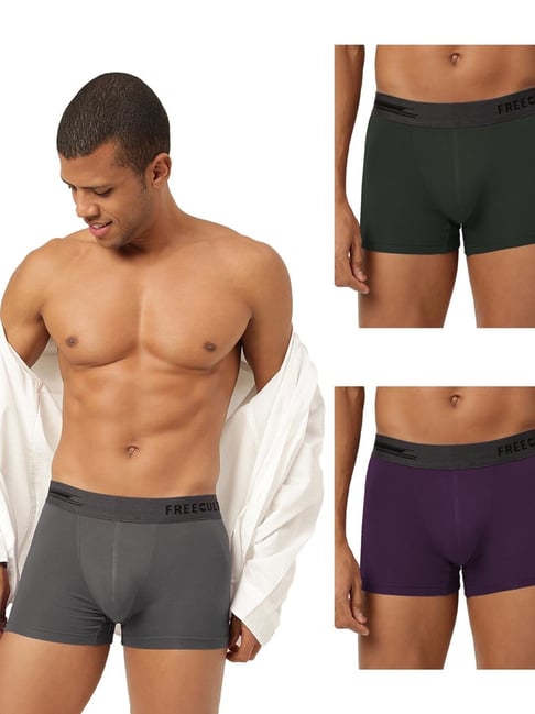 Freecultr Multi Comfort Fit Trunks - Pack of 3