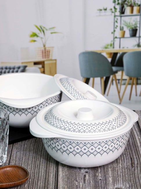 Servewell Shalimar Melamine 19 cm Serving Casserole (1.25 L) - Set of 4