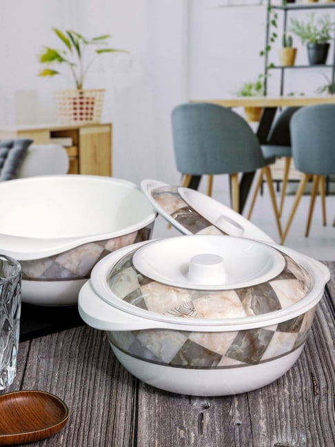 Servewell Supermus Melamine 19 cm Serving Casserole (1.25 L) - Set of 4