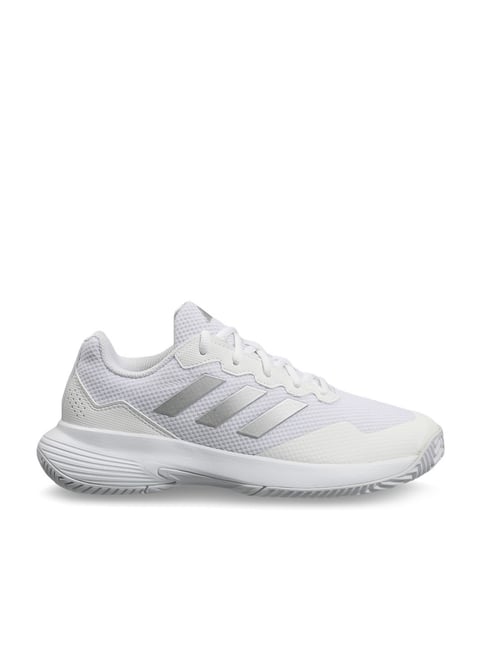 Adidas Women's GameCourt White Tennis Shoes