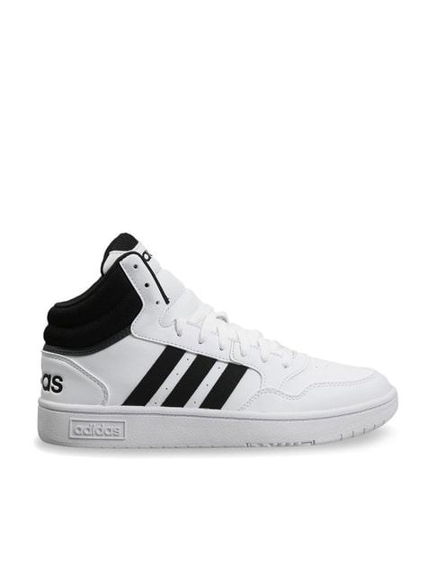 Adidas Men's HOOPS 3.0 MID White Ankle High Sneakers