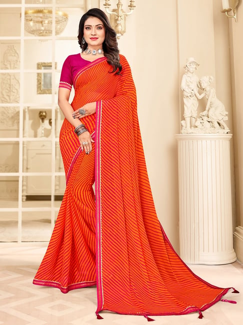 rani pink woven designer indian wedding silk saree with blouse - Monjolika  - 3598770