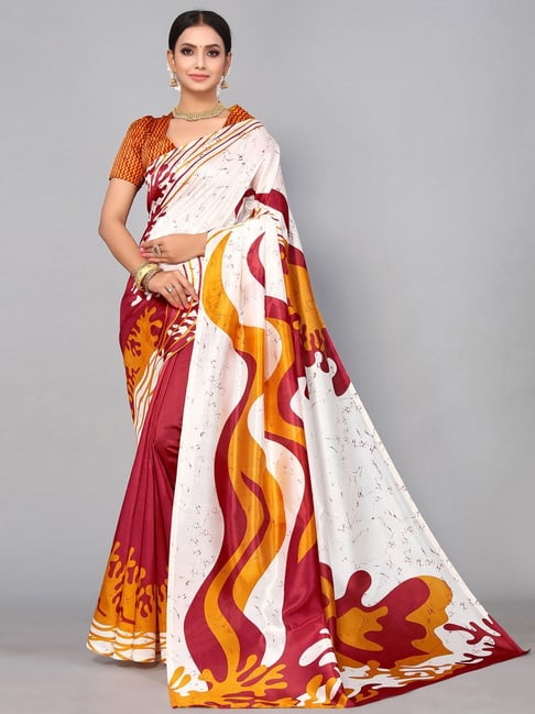 Designer Party Wear Cream Maroon at best price in Kolkata by Fashion Nation  | ID: 7027070548