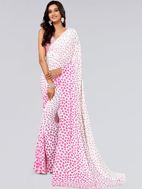 Polka Dots Sarees - Buy Polka Dot Print Sarees Online India