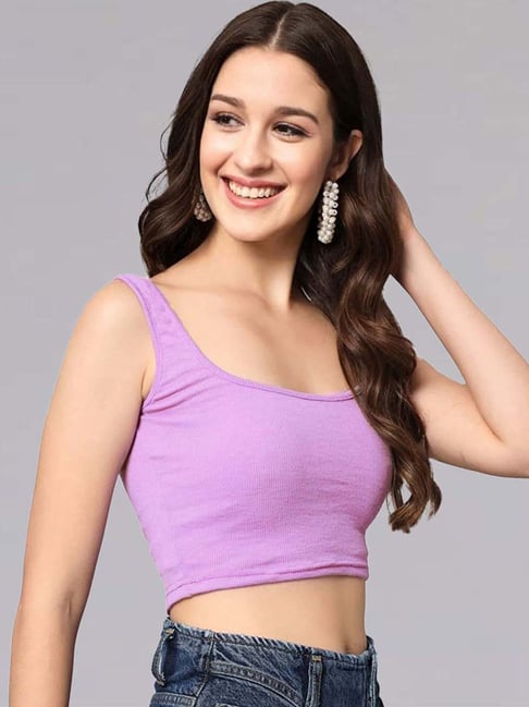 SELVIA Lilac Regular Fit Top-picture-11