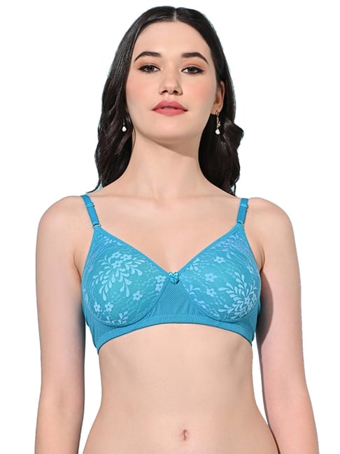 FIMS Blue Printed Bra-picture-12