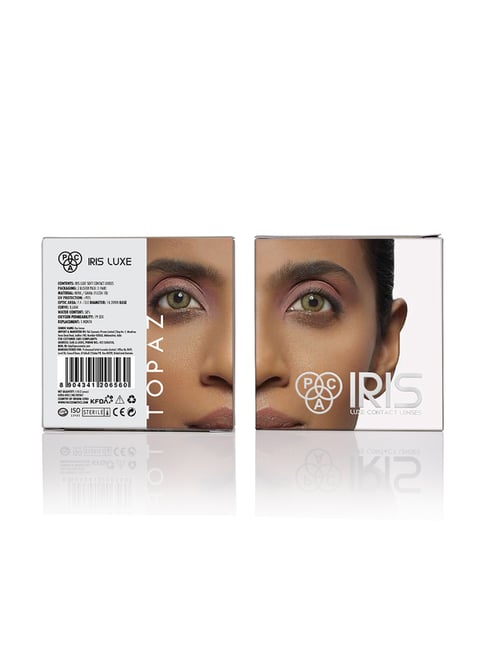 PAC IRIS LUXE One Month Lenses Topaz - 1 Pair