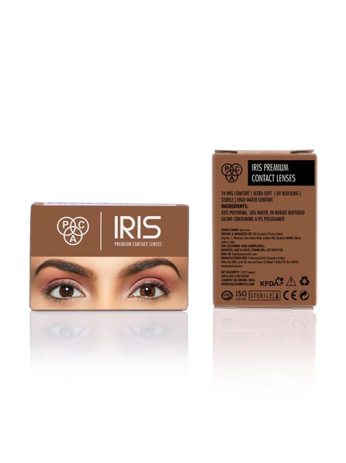 PAC IRIS Premium Contact Lenses Brown - 1 Pair