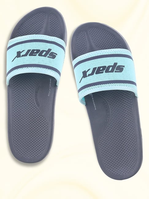 Sparx Women's Aqua Blue Slides-image-18
