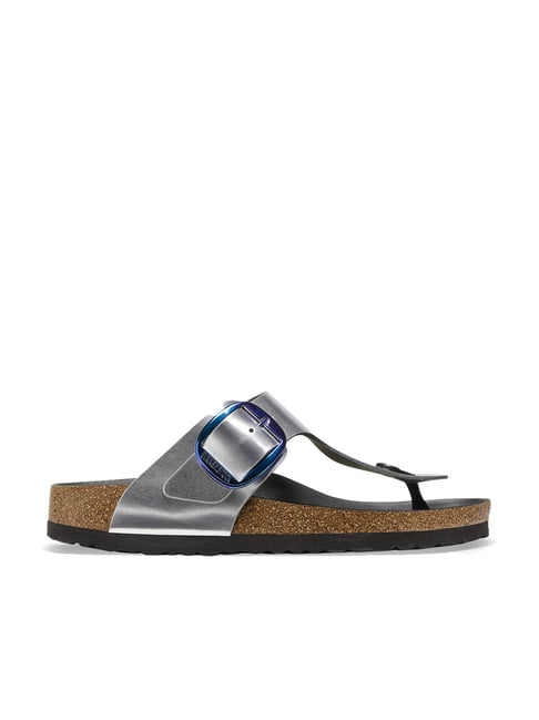 Birkenstock Gizeh Braided Thong Sandal (Women) - Navy Oiled Leather – The  Heel Shoe Fitters