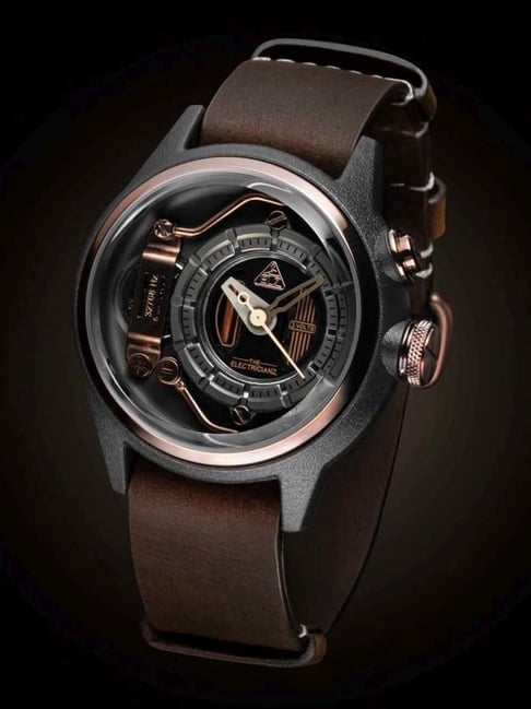 The Electricianz ZZ-A1C/05 The Mokaz Swiss Design 4 Led Nightlight Watch for Men