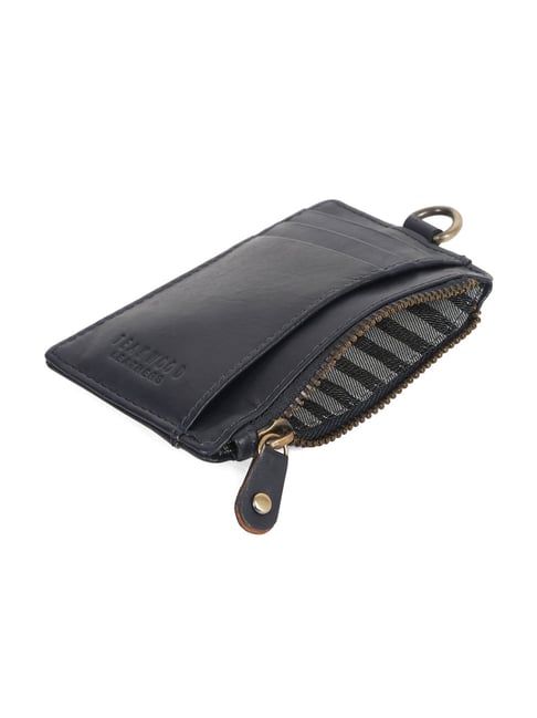 Bifold Card Wallet in Black: A Thoughtful Present for Staff Members –  Bicyclist: Handmade Leather Goods