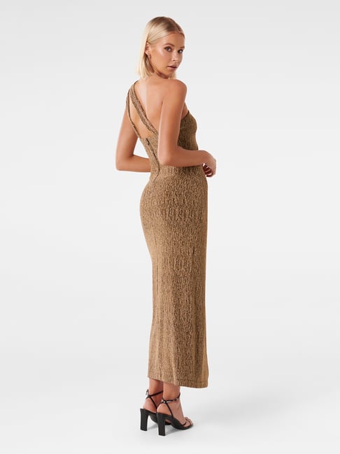 slim fit dress slacks Mestiza New York Isolde Mini Dress in Gold main image 1