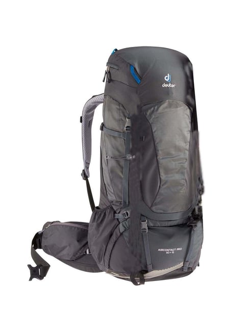 Deuter Unisex Black Aircontact Pro Load Control Expedition Ready Multiday  Trekking Backpack, 60+15 L