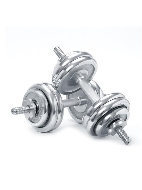 30kg Metal Dumbbells Body Power 30Kg Spinlock Dumbbell Weight Set