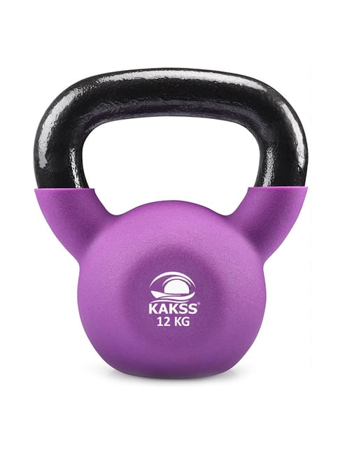 KAKSS Neoprene Half Coating Kettlebells (Purple) Size 12KG