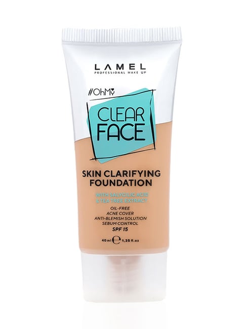 Lamel Oh my Clear Face Foundation SPF 15 405 Buff Beige - 40 ml-picture-23