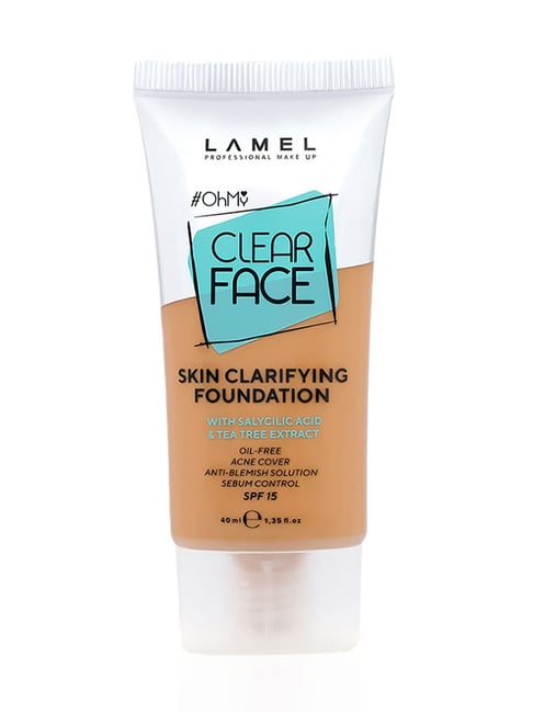 Lamel Oh my Clear Face Foundation SPF 15 407 Medium Tan - 40 ml-picture-29