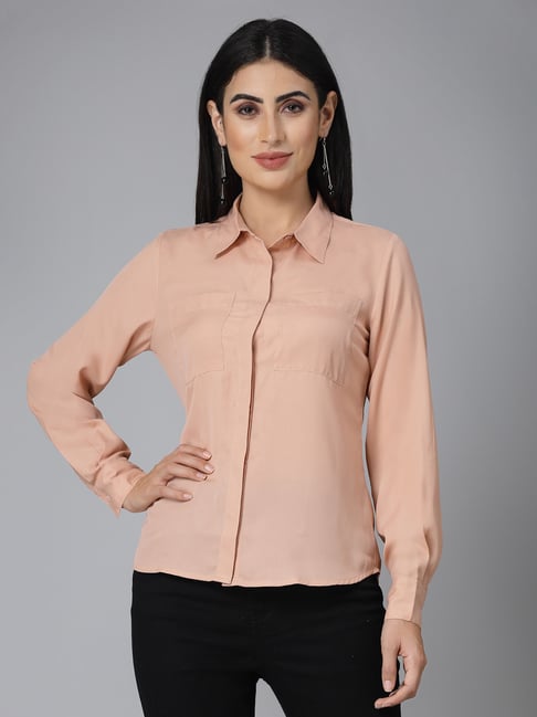Style Quotient Beige Regular Fit Shirt-image-36