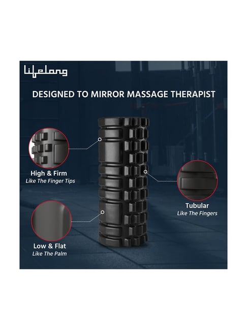 Lifelong Back Pain Foam Rollers (Black) Size One Size