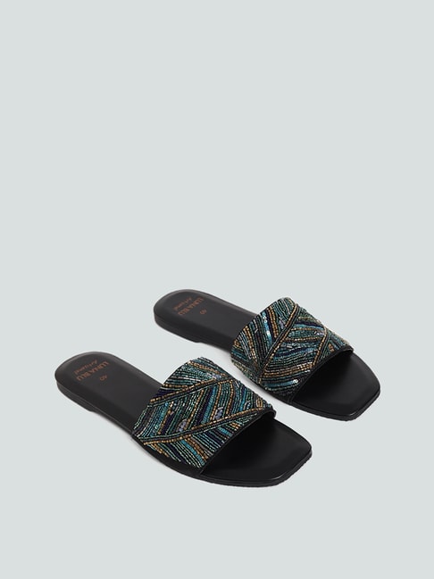 SIKETU Women Sandals Bohemia Beaded Flats Sandals India | Ubuy