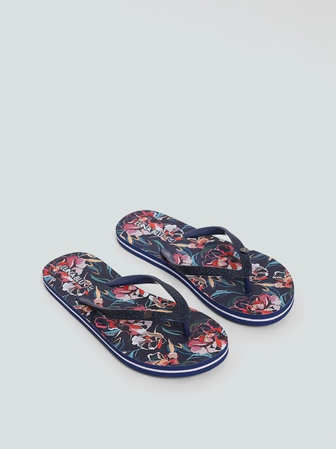 Luna blue flip discount flops