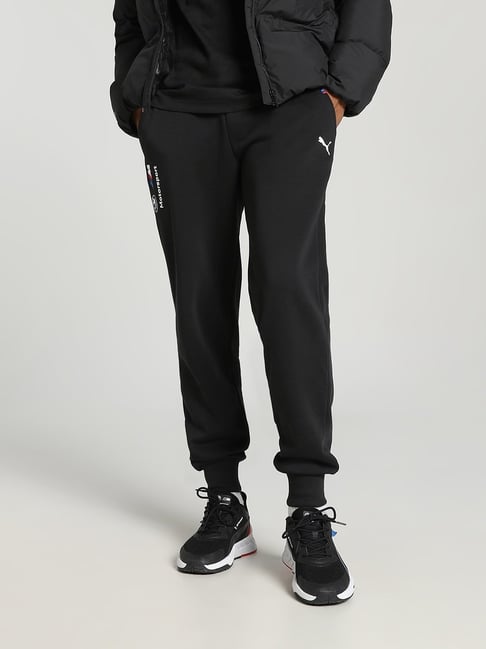 Mens black cheap puma joggers