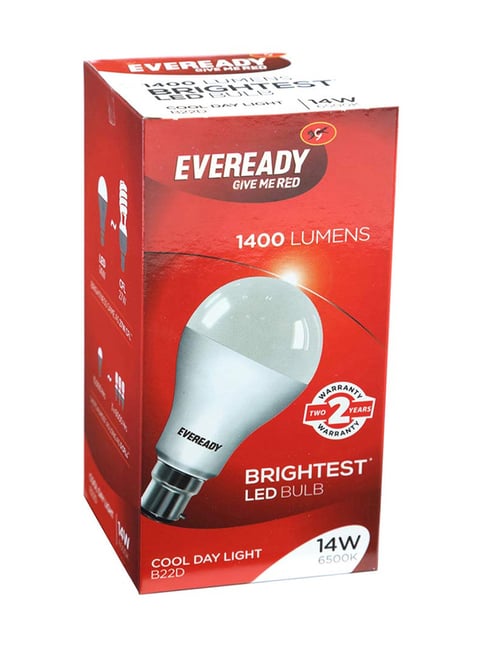 Eveready Brightest BX 14 Watt LED Light Bulb White