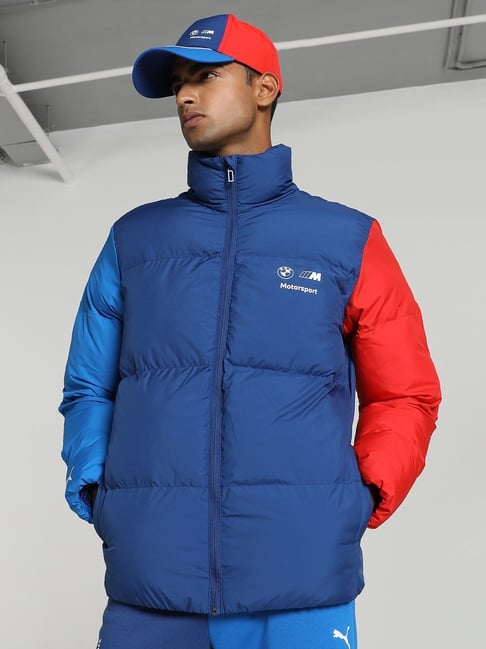 Puma color block jacket best sale