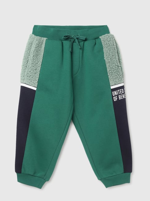 United Colors of Benetton Boys Multicolor Color Block Joggers