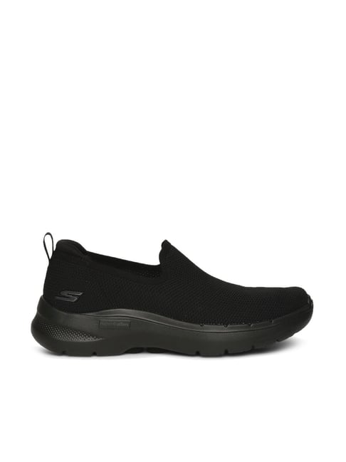 Skechers Men's GO WALK 6 - FIRST CL Black Casual Sneakers