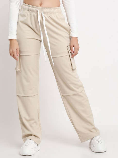 BlissClub Women Flow Collection Wide Leg Pants, Pockets, High Waisted, Quick Dry