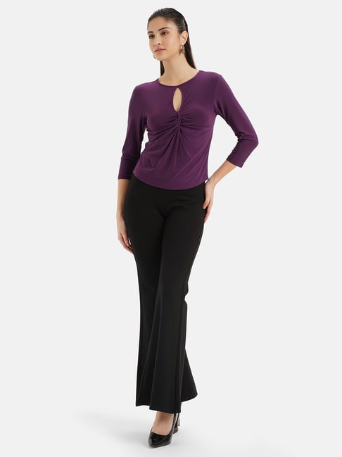 Buy Kazo Plum Top for Women's Online @ Tata CLiQ