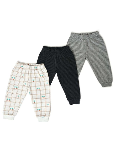 MiArcus Kids Multicolor Printed Joggers (Pack of 3)