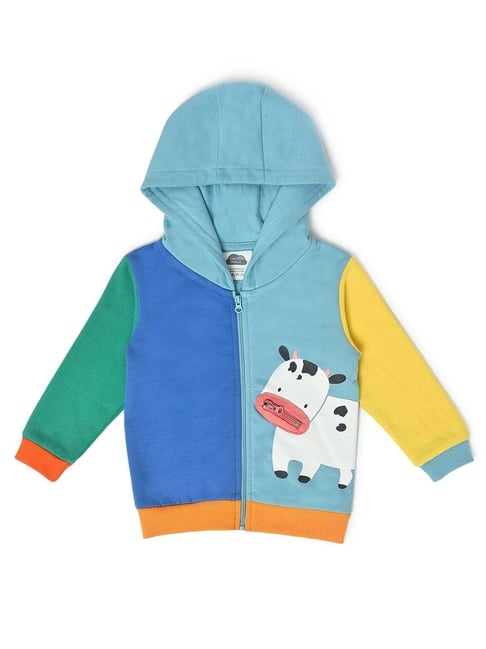 MiArcus Kids Multicolor Cotton Color Block Full Sleeves Sweatshirt-picture-37