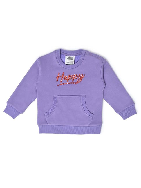 MiArcus Kids Purple Embroidered Full Sleeves Sweatshirt-picture-16