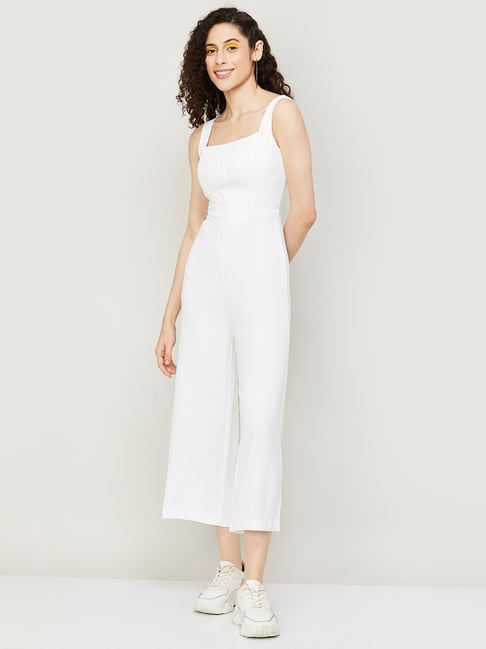 Ginger by Lifestyle White Jumpsuit