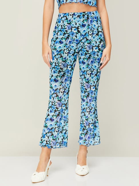 Buy Fred Perry Women Ecru Floral Print Culottes Online - 732237 | The  Collective