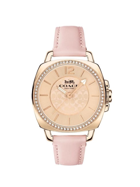 Buy COACH Womens 36 mm Perry Purple Dial Stainless Steel Analogue Watch -  CO14503823W | Shoppers Stop
